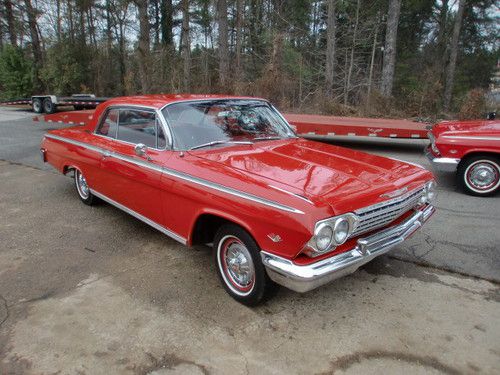 1962 chevrolet impala ss 327 v8 350hp matching #'s frame off restoration 4spd!!!