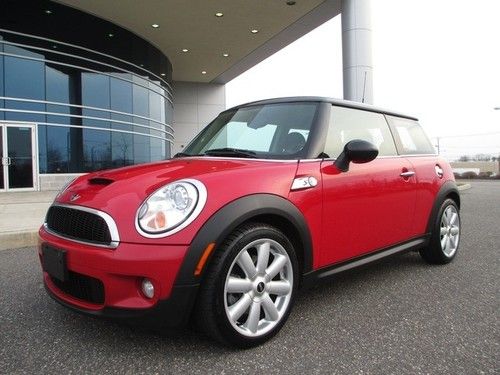 2007 mini cooper s 6 speed chili red super clean 1 owner