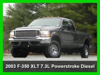 2003 ford f350 xlt 4x4 4wd extended cab long bed 7.3l powerstroke diesel ac
