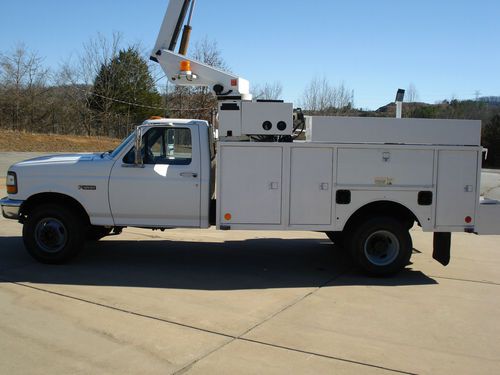 1997 ford f-450 bucket truck ready to work!
