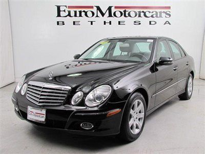 Diesel black cdi navigation leather e350 e class certified financing used 09 07