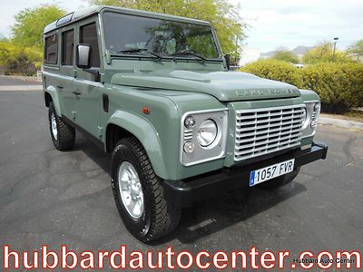 2007 land rover defender 110 us title odometer in km actual miles 40,728, wow!!