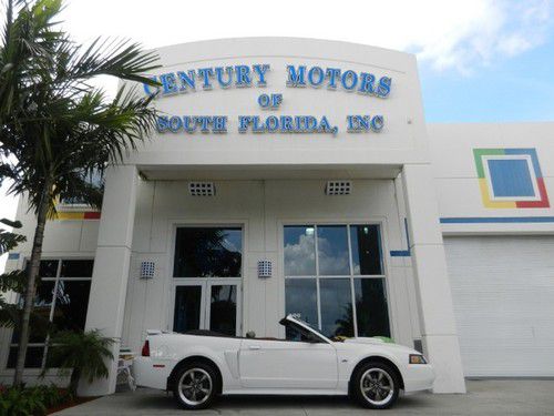 2003 ford mustang 2dr conv gt premium 1-owner low miles