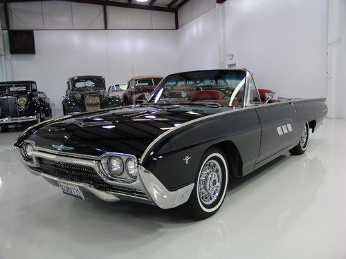 1963 ford thunderbird convertible, california car with documented restoration!