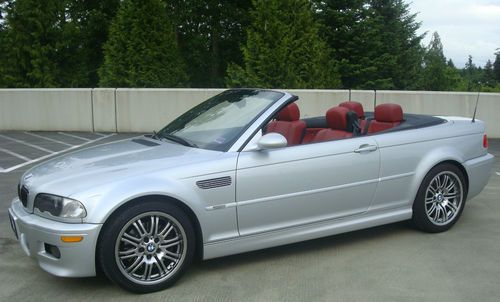 Purchase Used E46 M3 Convertible Silver Black Red Smg One