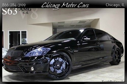 2009 mercedes benz s63 amg all black'd out! fully serviced loaded msrp $140k+
