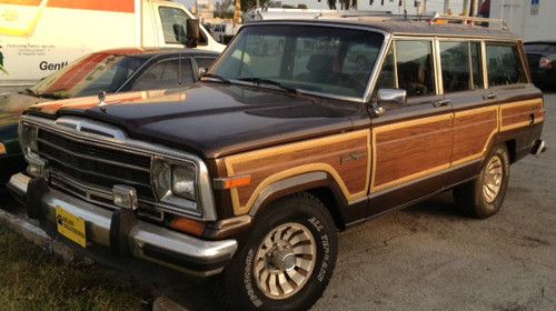 1987 jeep grand wagoneer.  awesome running condition.