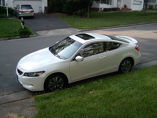 Purchase Used 2009 Honda Accord Ex L Coupe 2 Door 2 4l White