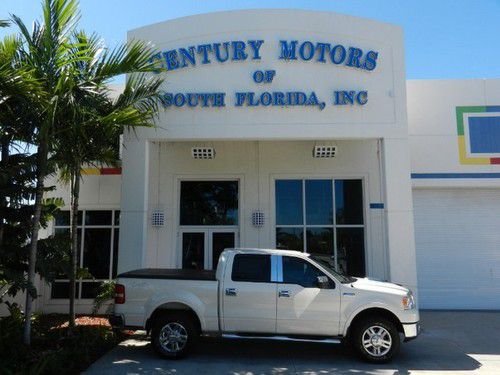 2007 ford f-150 lariat crew cab 4x4 40,199 miles leather pampered chrome