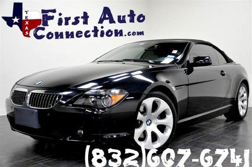 2007 bmw 650i convertible loaded navi lthr power 28k mi only free shipping!!