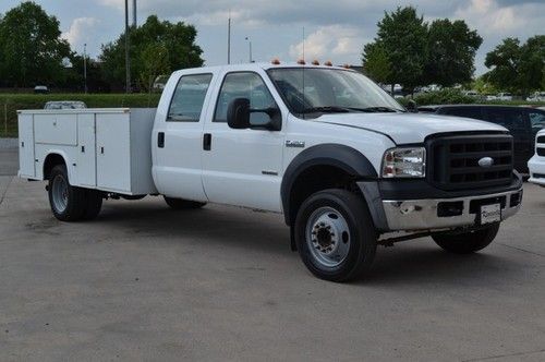 2007 ford f-450 xl crew chassis automatic powerstroke diesel cd player