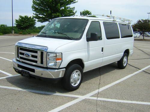 2008 ford e-350 super duty xlt work cargo passenger van 5.4l