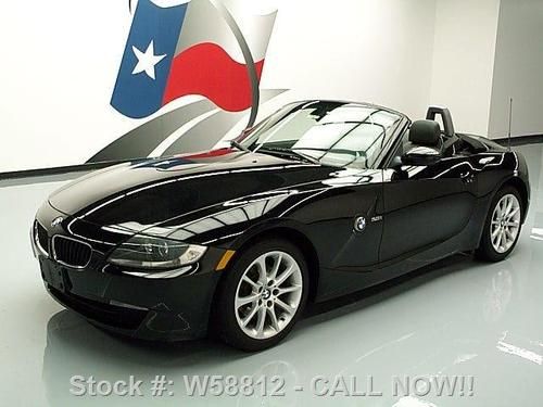2006 bmw z4 3.0i roadster 6-speed heated seats only 76k texas direct auto