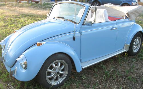 Purchase Used 1968 Vw Volkswagen Beetle Convertible California Car Image 1968 Vw Volkswagen Beetle Convertible California Car Light Blue Daily Driver Us 8 000 00