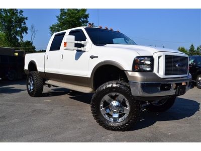 4x4 lifted navigation 20" wheels king ranch l diesel heated leather we finance