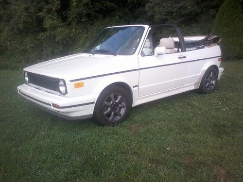 1992 volkswagen cabriolet hobby/project car