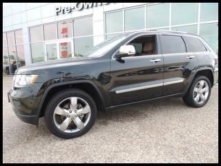 2012 jeep grand cherokee   5.7 litre overland leather. low miles 2 wheel drive