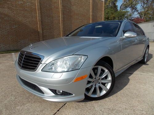 2007 mercedes benz s550 sport pkg pano roof rear seat pkg loaded free shipping!!