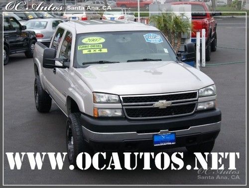 2007 chevy silverado 2500 4x4 duramax diesel lbz  ca