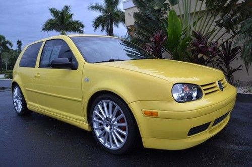20th anniversary florida one owner gti 71k imola yellow 1.8 turbo new tires