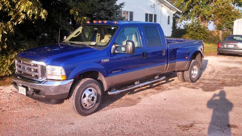 2003 ford f350 lariat crew cab power stroke 7.3 diesel drw long bed 4x4