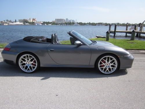 C4s cabriolet 996 - 1 owner clean carfax - sport edition interior - navi - bose