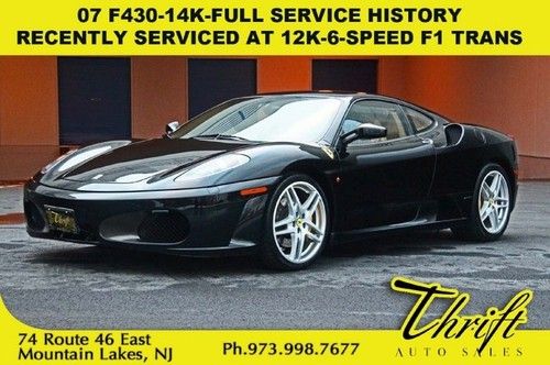 07 f430-14k-full service history-recently serviced at 12k-6-speed f1 trans