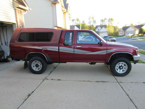 1990 toyota sr5 ext cab pickup 4x4 manual transmission