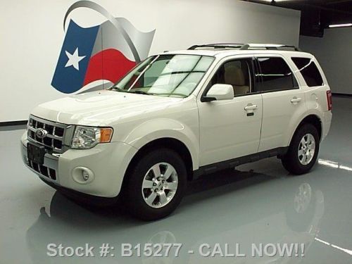 2011 ford escape limited sunroof nav heated leather 73k texas direct auto