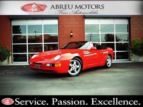 1993 porsche 968 6 speed manual convertible concours quality!! 26k miles!