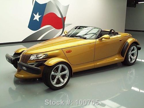 2002 chrysler prowler roadster 3.5l v6 leather only 12k texas direct auto