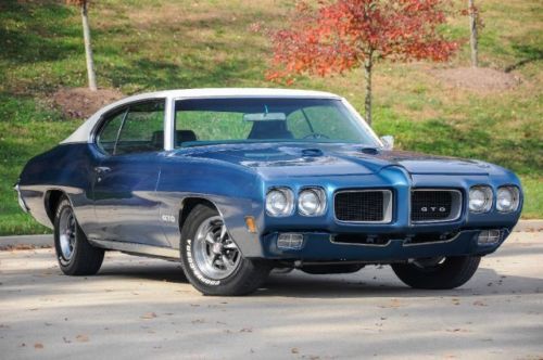 1970 pontiac gto matching numbers nice car phs docs