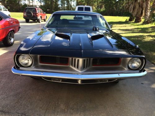 Plymouth cuda, 1974, 360 4 speed matching numbers