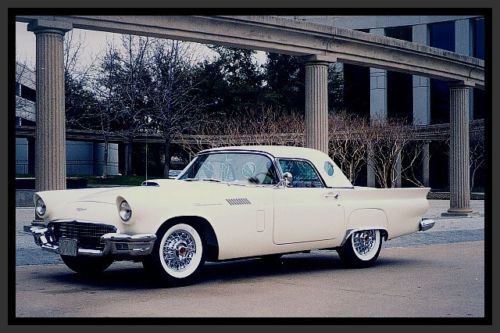 1957 ford - thunderbird (with cloth &amp; hardtop + a/c) - 70 photos .... very nice