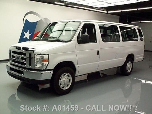 2012 ford e-350 xlt extended 5.4l v8 15-passenger 38k texas direct auto