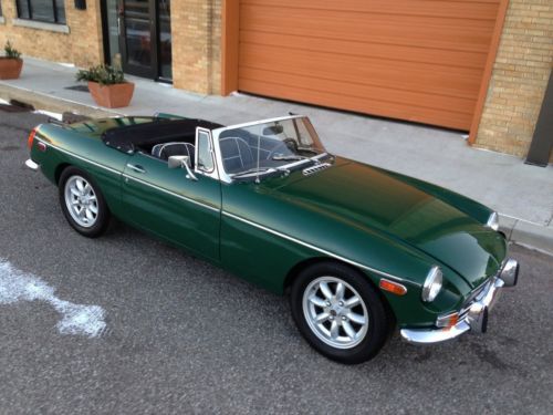 1972 mgb roadster restored! much $$ spent! hard to find in this condition