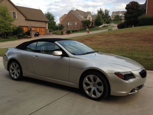 2006 bmw 650i convertible with very low miles. mileage 66,500. one owner.