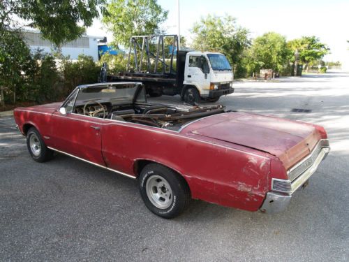 1965 pontiac gto convertible phs documented factory 389 4 speed project car rare