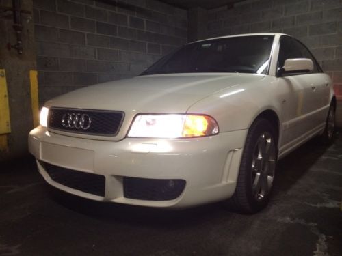 2001 audi s4 with rs4 bumper, factory navigation clearbra nices one here on ebay
