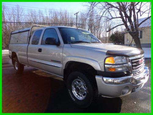2005 gmc 2500hd ext cab 4x4 sle v-8 one owner clean no accidents no reserve