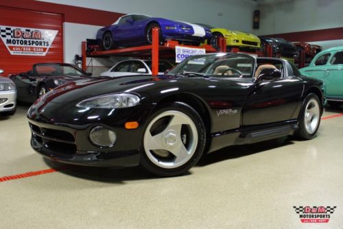 1995 dodge viper rt/10 only 352 one owner miles air conditioning black on tan