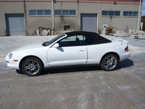 1999 celica convertible white coupe gt clean carfax one owner manual 4cyl