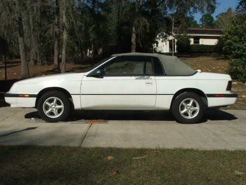 Purchase New 1991 Chrysler Lebaron Convertible 2 5l In Dunnellon 1991 Chrysler Lebaron Convertible 2 5l