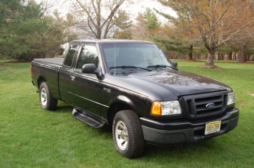 2004 ford ranger pickup extended cab black low miles 4x2 very good condition