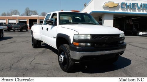 2002 chevrolet 3500 crew cab 4x4 dually automatic chevy 4wd pickup truck 4dr