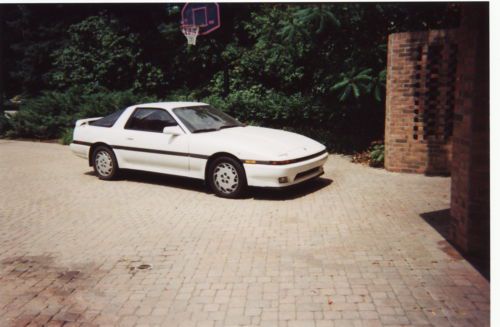 1988 toyota supra turbo, exc condition, white with black trim, twin cam
