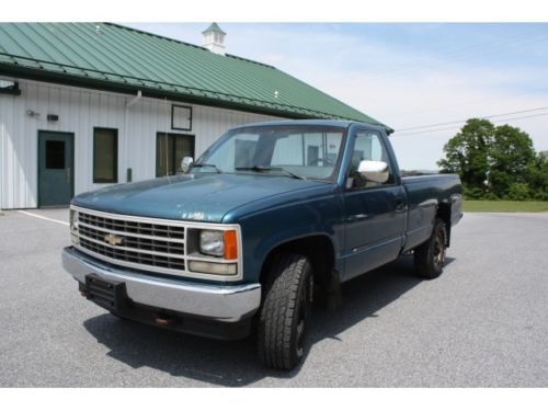 1991  91 90 1990 chevrolet k2500 5 speed manual 2-door truck no reserve