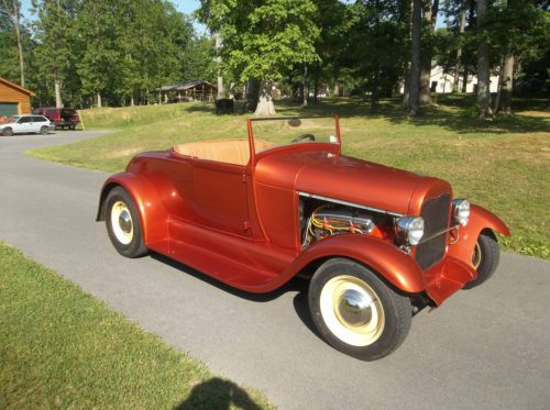 1928 ford model a roadster street rod, 350 auto, fresh build, bebops, progressiv