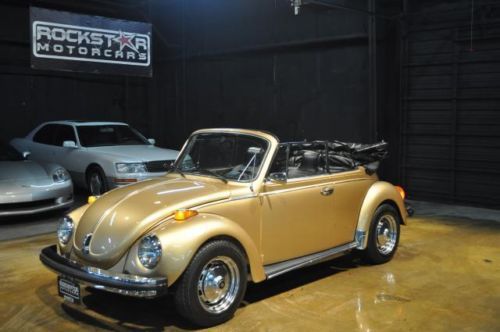 1974 vw beetle convertible classic bug herbie drop top trades welcome financing!