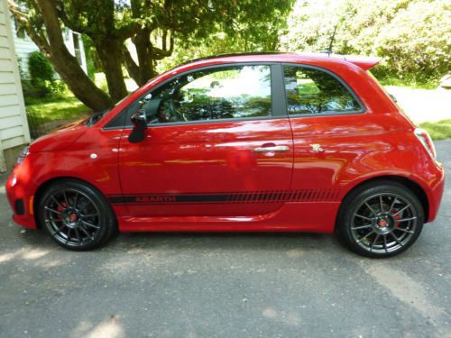 Fiat abarth . low miles, new front stabilizer bar ($150) plus car cover ($200)
